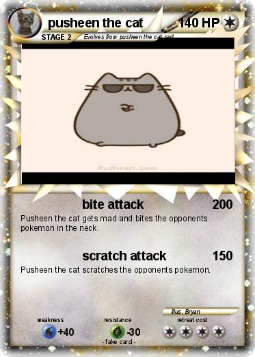 Pokemon pusheen the cat