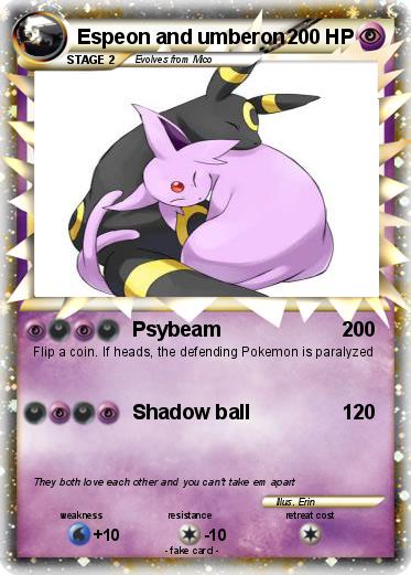 Pokemon Espeon and umberon