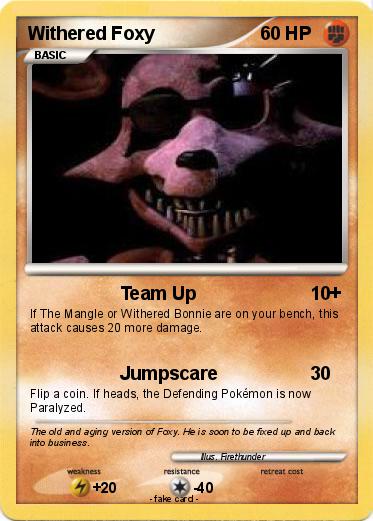 Pokemon Withered Foxy