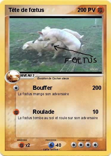 Pokemon Tête de fœtus