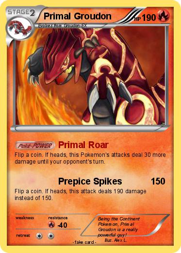 Pokemon Primal Groudon