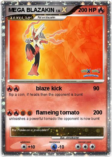 Pokemon MEGA BLAZAKIN