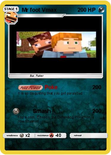 Pokemon Mr foot Vmax