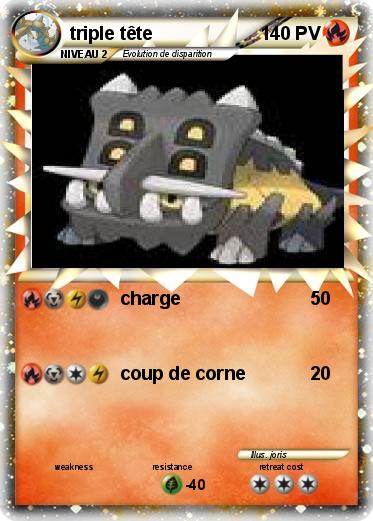Pokemon triple tête