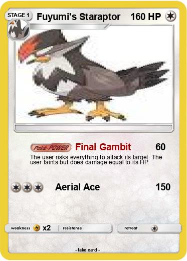 Pokemon Fuyumi's Staraptor