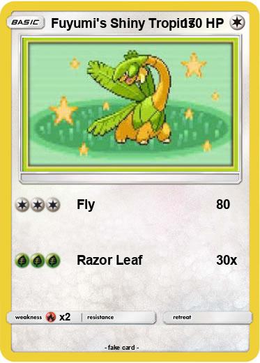 Pokemon Fuyumi's Shiny Tropius