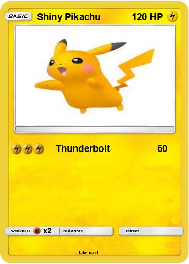 Pokemon Shiny Pikachu