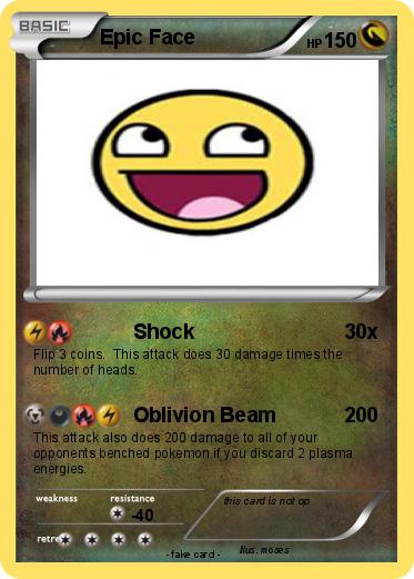 Pokemon Epic Face