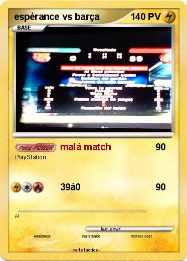 Pokemon espérance vs barça