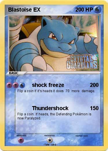 Pokemon Blastoise EX