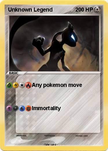 Pokemon Unknown Legend