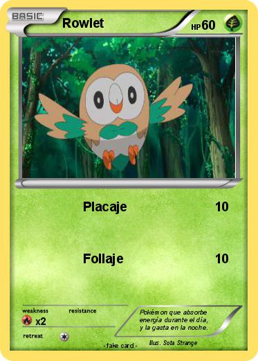 Pokemon Rowlet