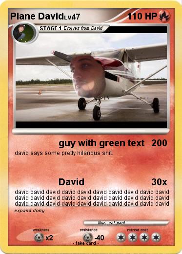 Pokemon Plane David