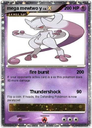 Pokemon mega mewtwo y