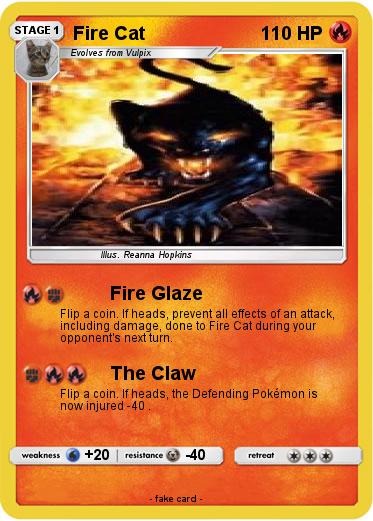 Pokemon Fire Cat