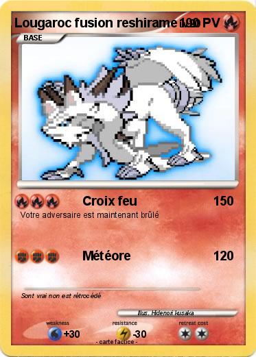 Pokemon Lougaroc fusion reshirame