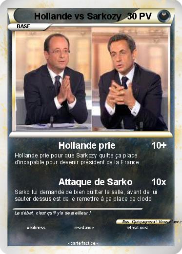 Pokemon Hollande vs Sarkozy