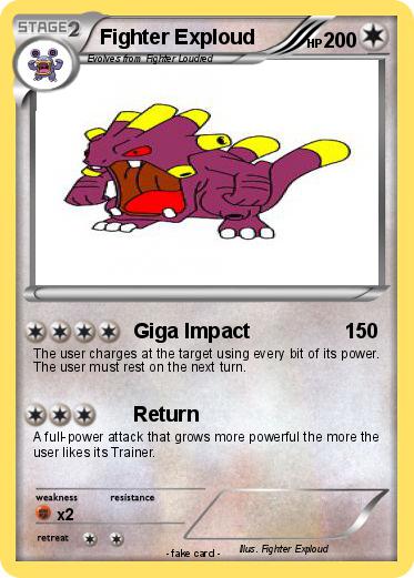 Pokemon Fighter Exploud