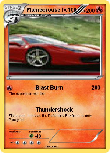 Pokemon Flameorouse lv.100