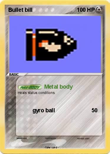 Pokemon Bullet bill