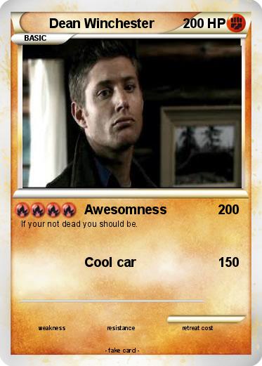 Pokemon Dean Winchester