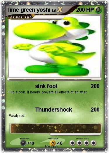 Pokemon lime green yoshi