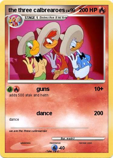 Pokemon the three calbrearoes