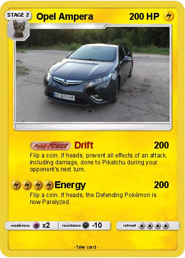 Pokemon Opel Ampera