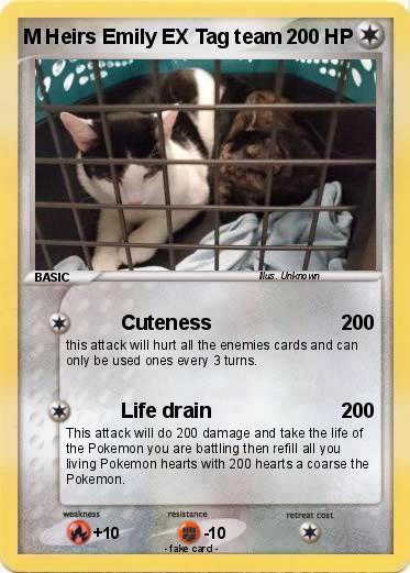 Pokemon M Heirs Emily EX Tag team