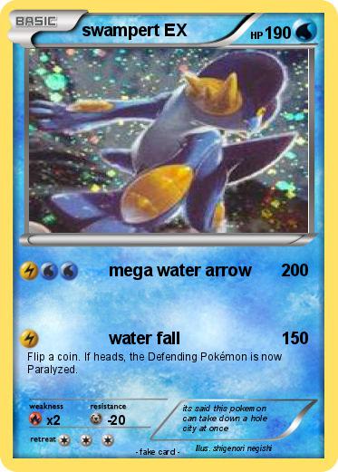 Pokemon swampert EX