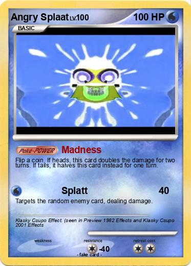Pokemon Angry Splaat