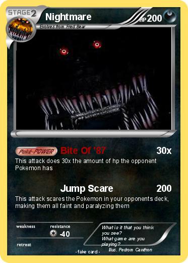 Pokemon Nightmare