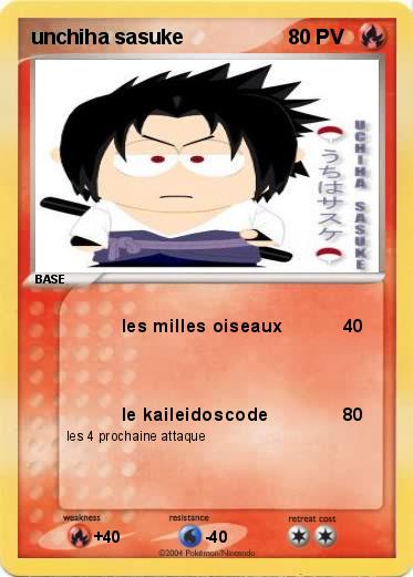 Pokemon unchiha sasuke