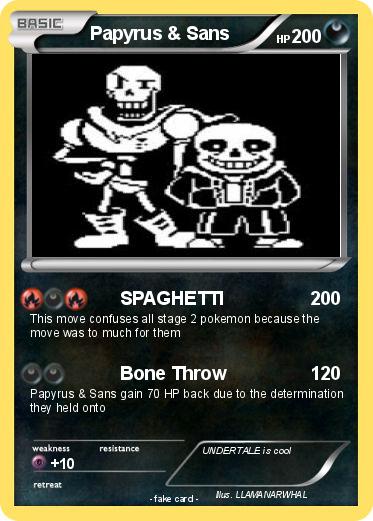 Pokemon Papyrus & Sans