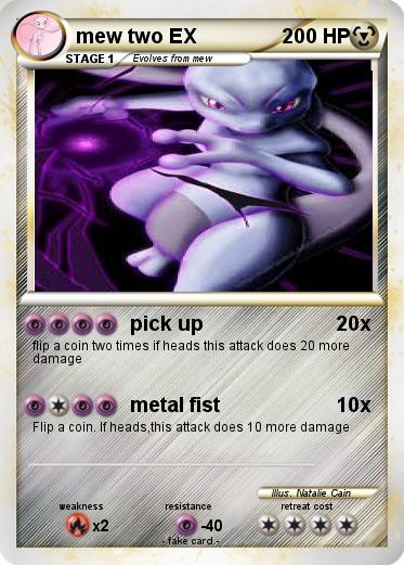 Pokemon mew two EX