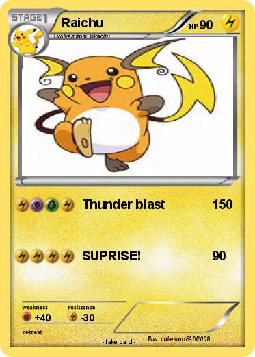 Pokemon Raichu