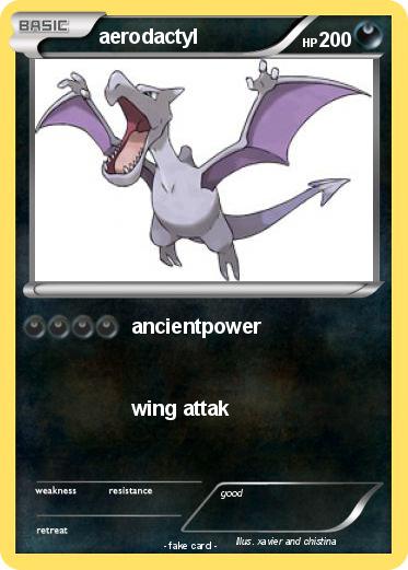 Pokemon aerodactyl