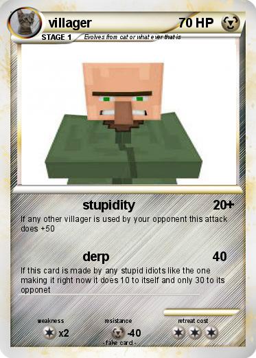 Pokemon villager