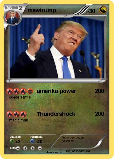 Pokemon mewtrump