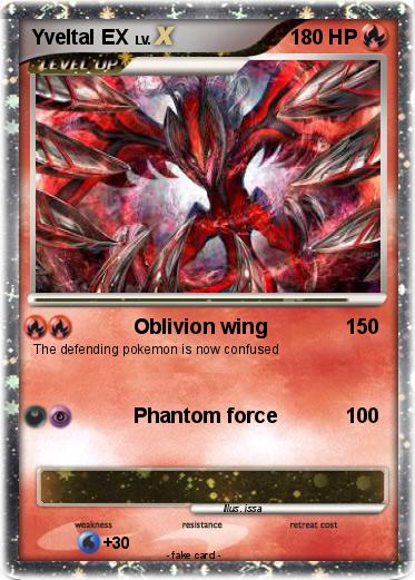 Pokemon Yveltal EX