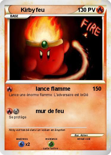 Pokemon Kirby feu