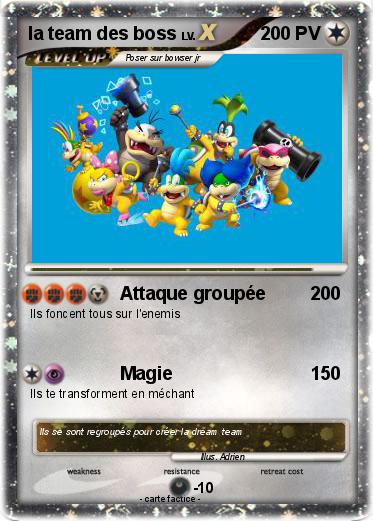 Pokemon la team des boss