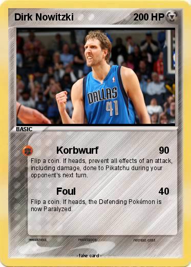 Pokemon Dirk Nowitzki
