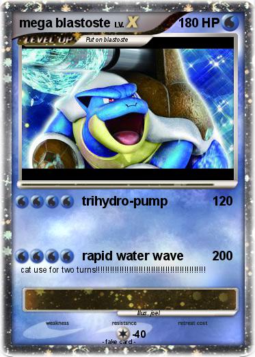 Pokemon mega blastoste