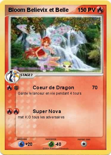 Pokemon Bloom Believix et Belle