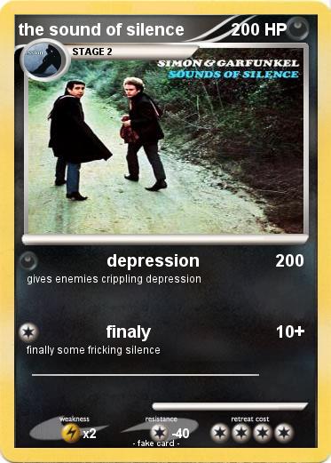 Pokemon the sound of silence