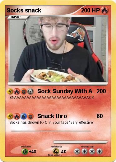 Pokemon Socks snack