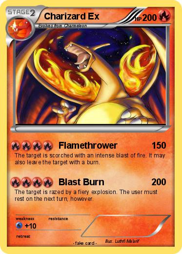 Pokemon Charizard Ex