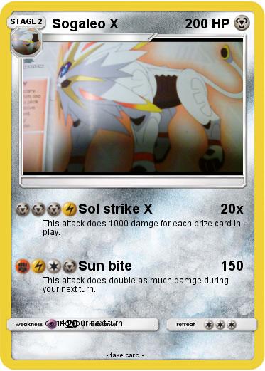 Pokemon Sogaleo X