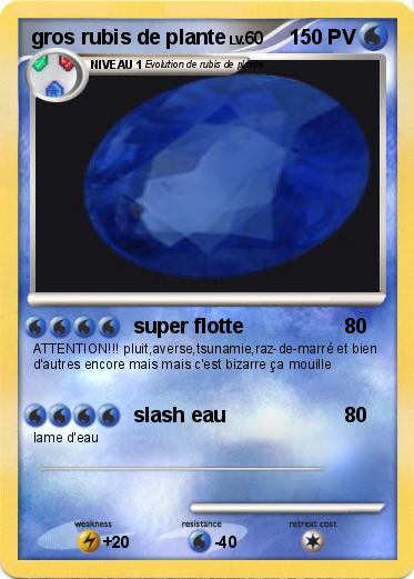 Pokemon gros rubis de plante